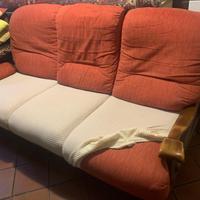 Divano struttura legno