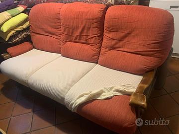 Divano struttura legno
