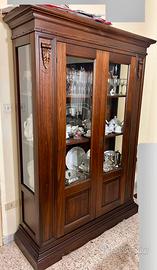 Vetrina in legno massello