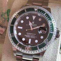 ROLEX SUBMARINER GHIERA VERDE REF.16610LV FULL SET