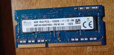2 banchi Ram so-dimm 4GB