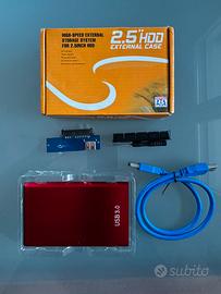 Box esterno per HDD 2.5” SATA -Case USB – Nuovo