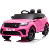 Auto elettrica 2 posti per bambini Land Rover Rosa