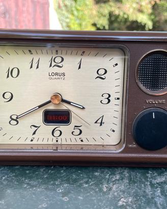 Raro orologio/sveglia Lorus made in Japan