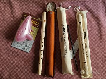 Stock strumentini (flauti dolci, etc.)