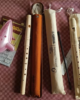 Stock strumentini (flauti dolci, etc.)