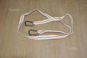 Cinghia di sicurezza con moschettoni