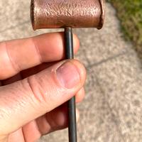 Martello Piccolo In Rame Vintage Da Orefice Cm 12