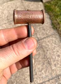 Martello Piccolo In Rame Vintage Da Orefice Cm 12