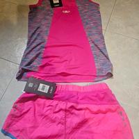 top e pantaloncino running Cmp tg xs. nuovo