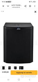 sub alto ts318 2000watt 
