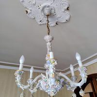 lampadario Capodimonte 
