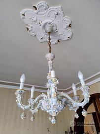 lampadario Capodimonte 