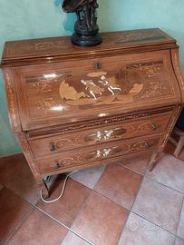 SCRIVANIA STILE  MAGGIOLINO ARTIGIANALE
