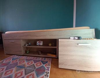 LETTO CONTENITORE “CARLO”, 90×200