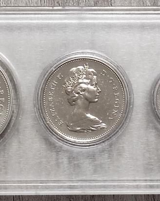 CANADA SERIE DIVISIONALE 1974 100° ANNIVERSARIO