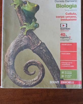 Biologia. Cellula, corpo umano, evoluzione.