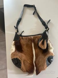 Borsa vera pelle e cavallino – tracolla