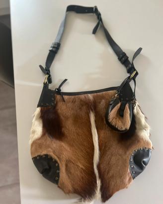 Borsa vera pelle e cavallino – tracolla