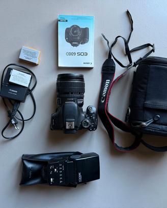Canon EOS 600D + 15-85 IS USM + Speedlite 380EX