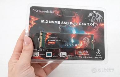 💾 SSD M.2 NVMe Somnambulist PCIe Gen3 x4