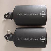 Set 2 borracce con moschettone 