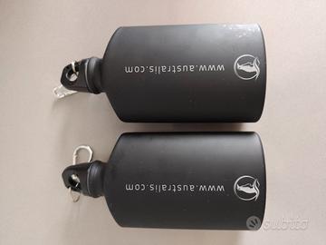 Set 2 borracce con moschettone 