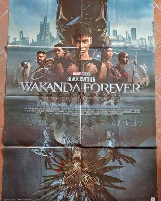 wakanda forever - poster cinema 