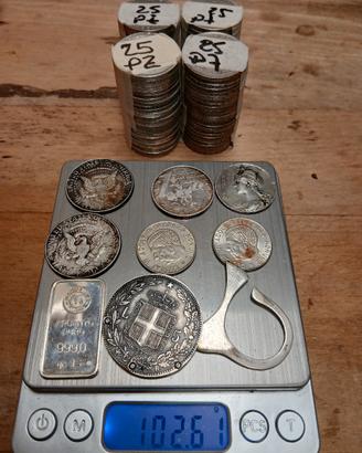 monete in Argento da 500 lire