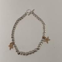 Bracciale dodo argento + oro rosa 9k