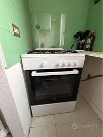 Cucina Fornello a gas + Forno Elettrico
