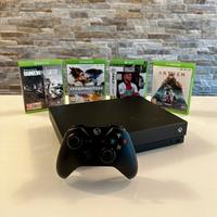 Xbox One X 1TB Nera + 4 Giochi!