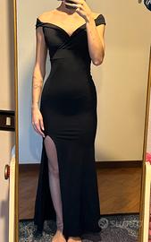 Tubino lungo nero elegante VERHITAS