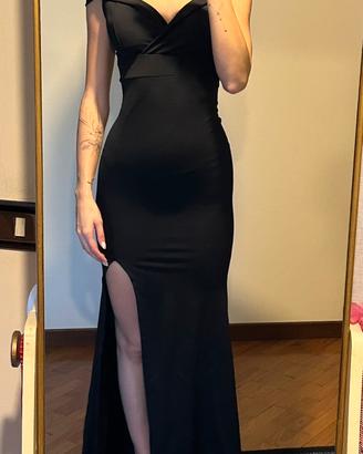 Tubino lungo nero elegante VERHITAS