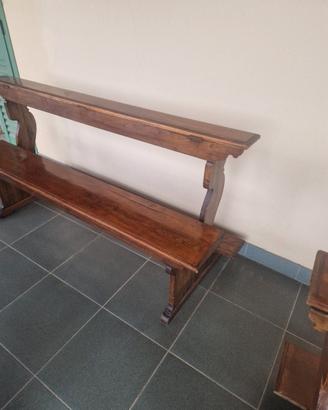 panchine in legno