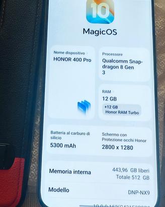 Honor 400 pro 12/512