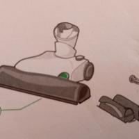 ASPIRAPOLVERA FOLLETTO Battitappeto VK150+kit