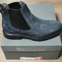 STIVALETTI UOMO CAMOSCIO, NERO GIARDINI N. 39