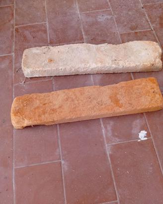 Listelli in cotto mod.mattone segato anticato