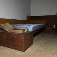 Letto singolo con struttura - Vintage anni '70