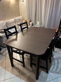 tavolo allungabile + sedie IKEA