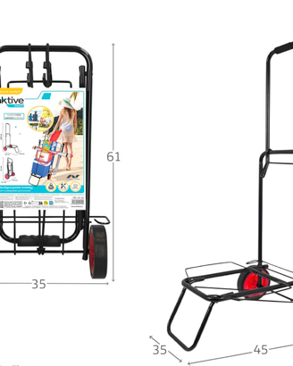 Carrello trasporto materiali anche da spiaggia