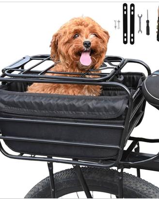Cestino per cani per bici