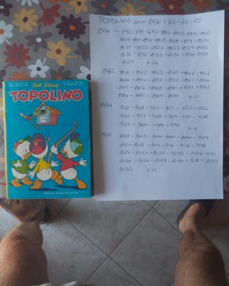  90 fumetti TOPOLINO 