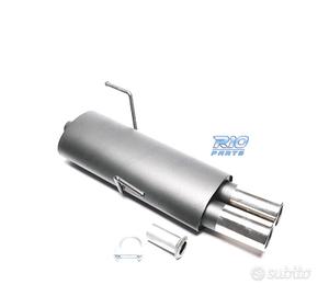SILENZIATORE DI SCARICO PER PEUGEOT 206 09 1998- x