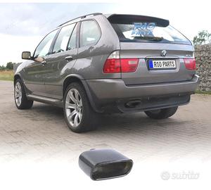 TERMINALE SCARICO UNIVERSALE IN ACCIAIO INOX NERO