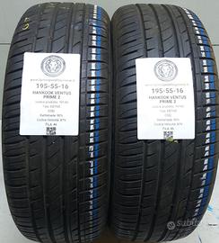 2 GOMME 195 55 16 HANKOOK A74140