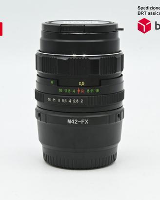 Helios-44M-4 58 F2 + Adattatore M42-FX