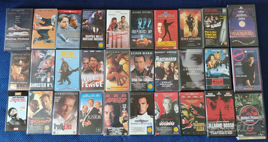 50 vhs Film vari