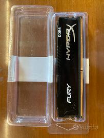 Banco di Ram DDR4 8Gb Fury HyperX